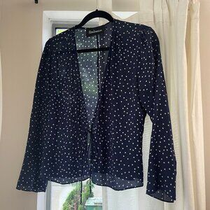 Realisation Par Bianca Top Navy